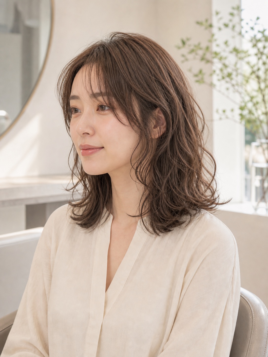 soft permのヘアスタイル