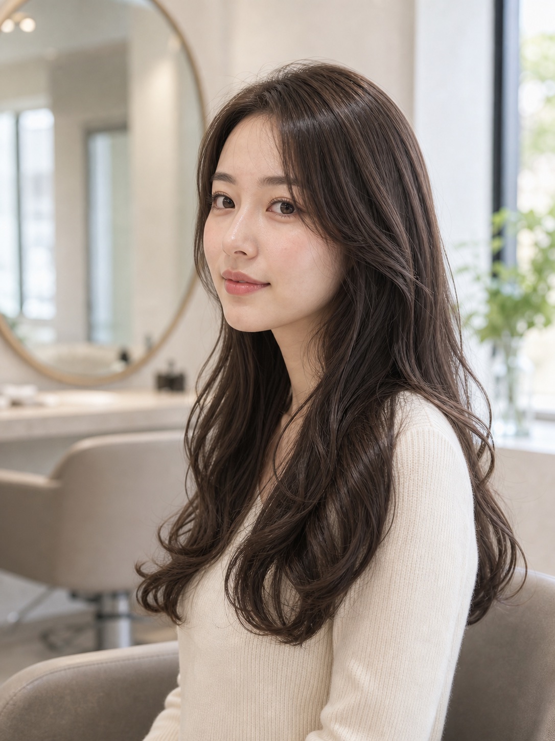 long waveのヘアスタイル